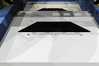 do 3d model for any industrial machinery, factory layout design and render