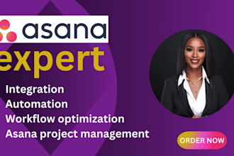 set up clickup asana close crm automation template task asana virtual assistant