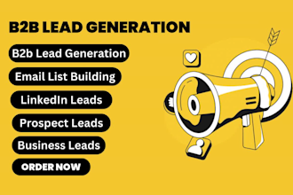 do b2b lead generation, prospect lists, verified emails