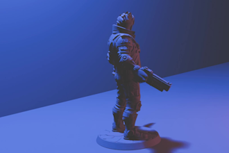a ia character for you for 3d modeling and printing