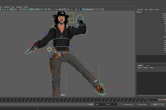 do rigging for maya, unreal 5, unity, iclone, metahuman