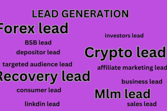 provide you fresh forex lead, crypto lead, USA lead, investor lead,
