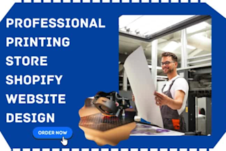 design print shop print company printing services art painting shopify website