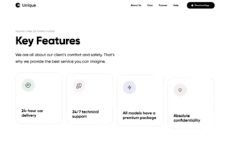 build cleaning service wix saloon cinama car rental landing page website design