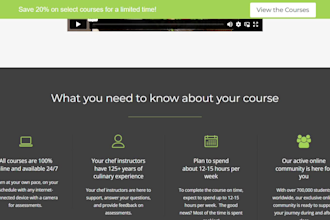 create recipe lms website or cooking course elearning platform meal prep website