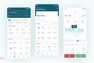 Best Price!  design modern, professional mobile app UI UX design for your business in figma