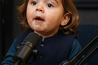 create ai baby podcast video, viral ai baby podcast