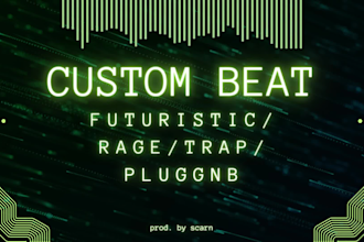 make custom rage, futuristic or pluggnb beat for you