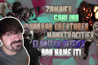do monster noises, extreme vocals and horror creature sounds