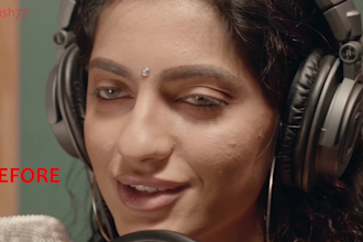 do music video skin retouching, skin smoothing, and color grading