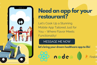develop mobile app for restaurant