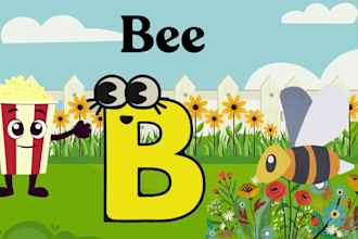 produce animated explainer, whiteboard animation, educational video, kids learn