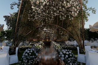 render 4k realistic wedding decoration