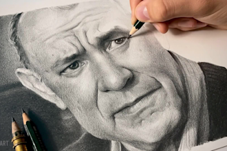 hand draw pencil portrait, pencil sketches, family portrait