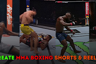 create 100 mma boxing shorts and reels