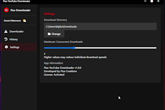 develop a custom youtube video downloader software for video and audio
