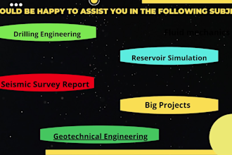 petroleum and gas engineering, reservoir, drilling simulation projects