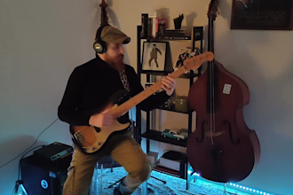 record affordable but pro vintage funk bass line