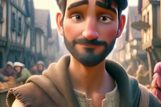 do pixar style 3d ai animated video ai movie trailer with invideo ai kling ai