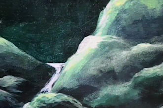draw landscapes oil or acrylic on canvas free shipping