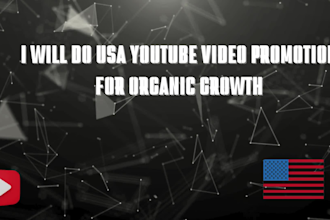 do USA youtube video promotion for organic growth monetization to get views