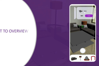 develop augmented reality using ar foundation with admin panel