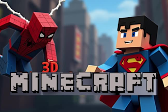 do minecraft animation for youtube video content 3d minecraft animation