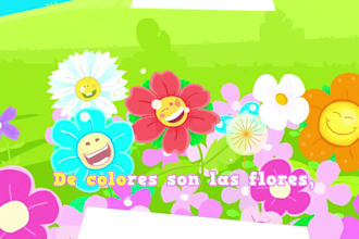 sing children songs in english or spanish
