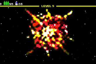 make 8 bit style galactic gaming youtube intro video