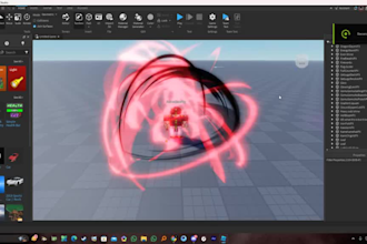 create a custom roblox vfx , roblox animation and script for your roblox game