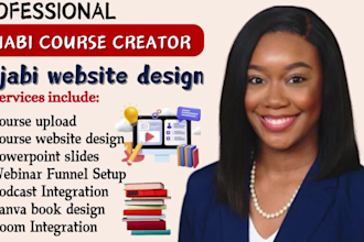 build kajabi online course website, kajabi sales funnel, landing page for course