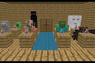 create 3d minecraft animation, minecraft java script, roblox minecraft bedrock