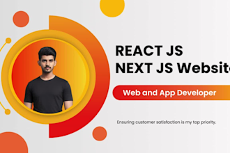 make your next js website using next js react js javascript