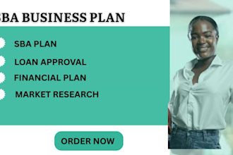 write sba business plan, sba financial plan for loan approval