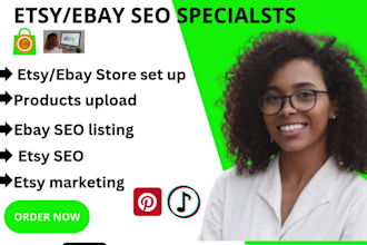 do ebay, etsy  product listing, etsy SEO listing, ebay lister