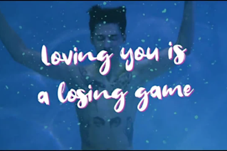 produce a live action stunning lyrics video, lyrics music video for your song