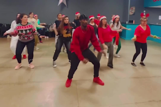 do tiktok christmas festival celebration carol dance to make your song go viral