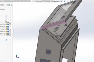 design sheet metal parts in solidworks and autocad drawing for cnc machine