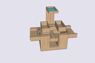 do a home decor 3d, 2d, cad, sketchup woodworking build plan