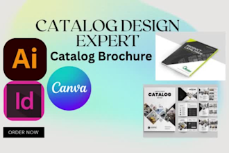 design  product catalog magazine brochure  booklet proposal postcard price list