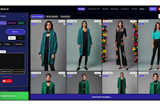 create ai fashion model, ai apparel, ai garment and ai model on runway