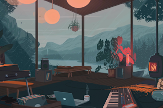 create lofi animated videos, lofi loop animation, cartoon or GIF animation music