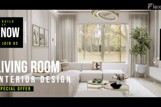 3d interior design living room dining bedroom kitchen home decor apartment flat