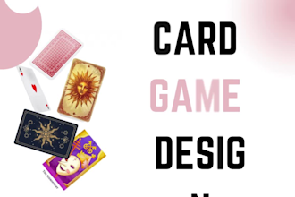 draw custom card game card game design board game illustration tarot card art