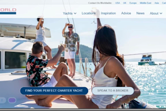yacht website boat website boat rental booking website rental website