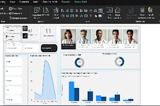 create active data visualizations dashboards using power bi