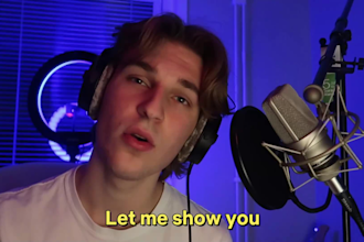 sing and record male vocals for your song