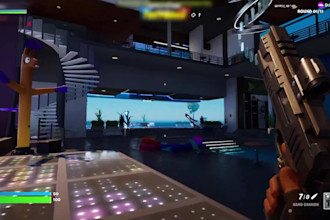 design a uefn island with mechanics, 3d environment, 3d uefn roblox for you