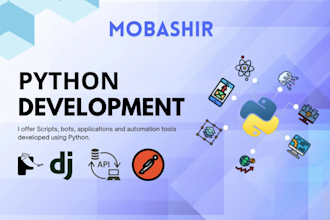 python based scripts, bots, automation, apps