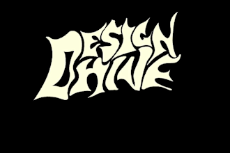 design an abstract word based logo